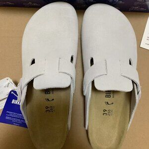 Birkenstock White Clogs